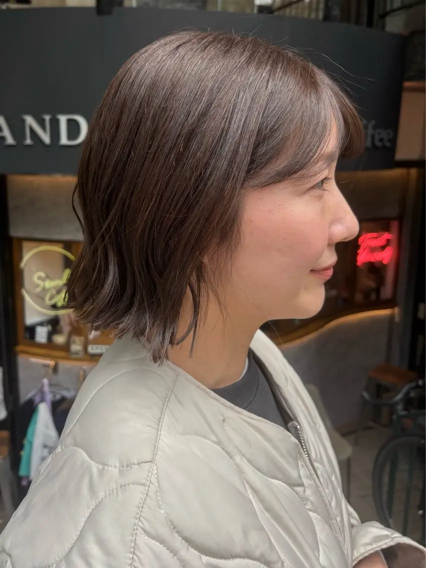 ミディアム ボブ 海外風レイヤー🥥 NANAのヘアスタイル
