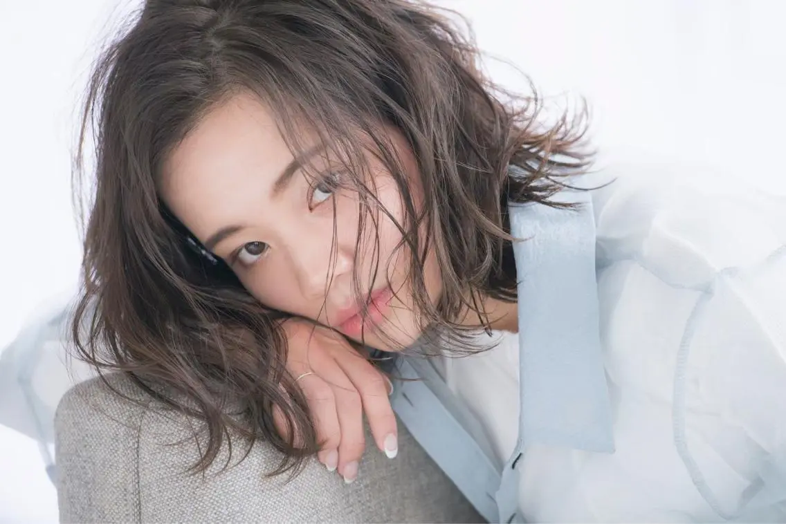 ミディアム カラー ヘアカラー トリートメント 大橋 輝久のヘアスタイル