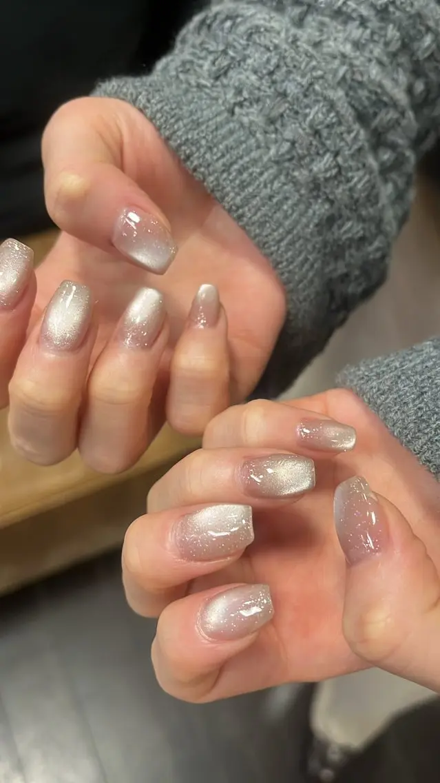 ネイル ニュアンスネイル シンプルネイル SAKU nail 作島茜のネイルデザイン