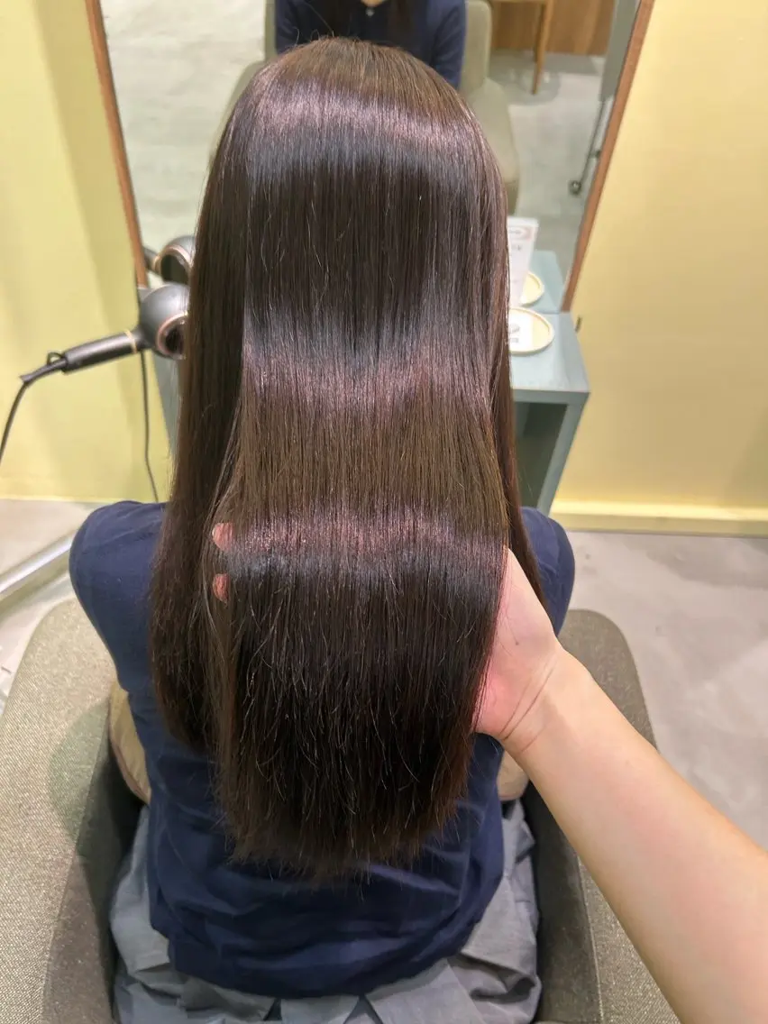カラー ブラウンカラー 一條 乃亜のヘアスタイル