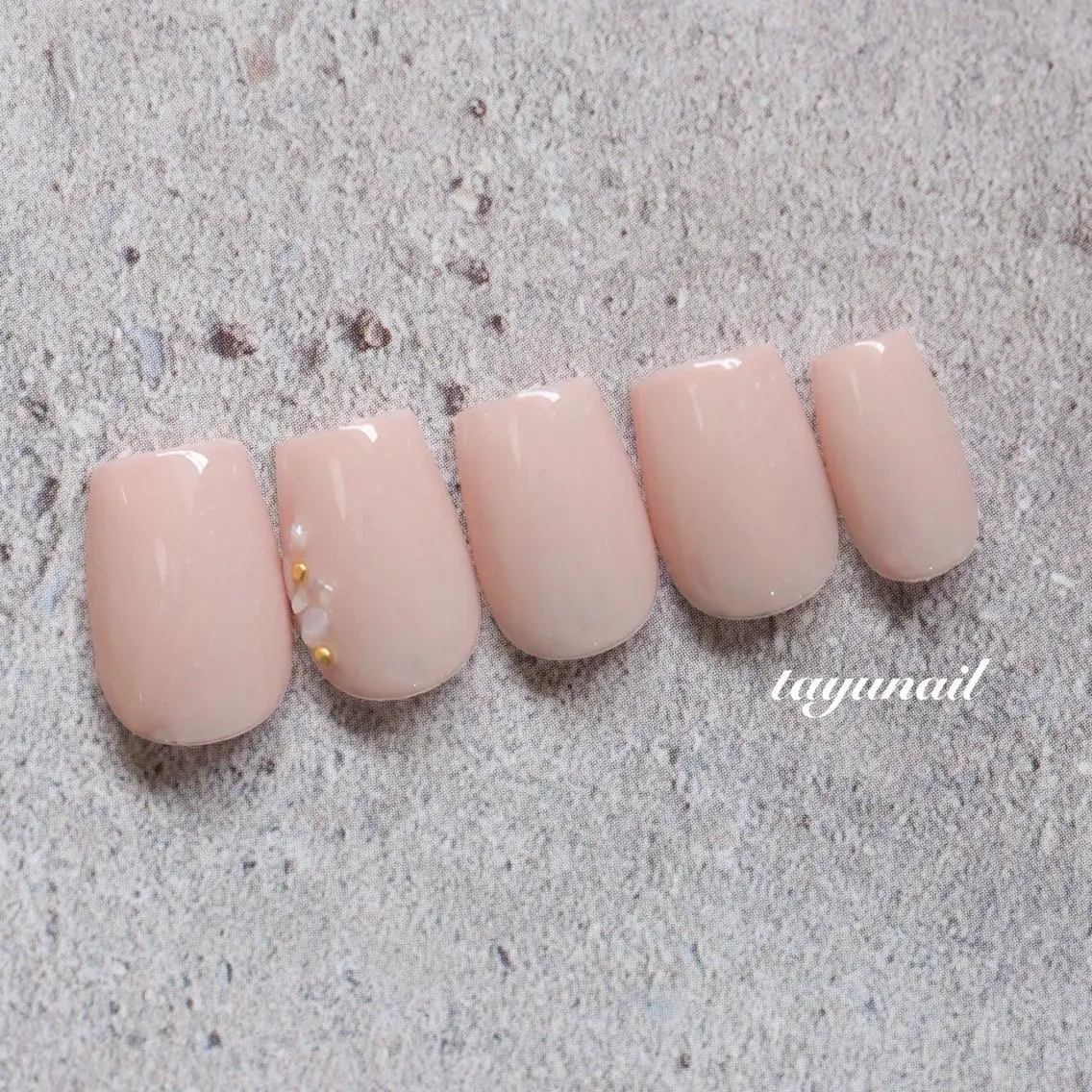ネイル アートネイル ジェルネイル パラジェル シンプルネイル ハンドネイル ネイルサロン 【たゆnail】のネイルデザイン