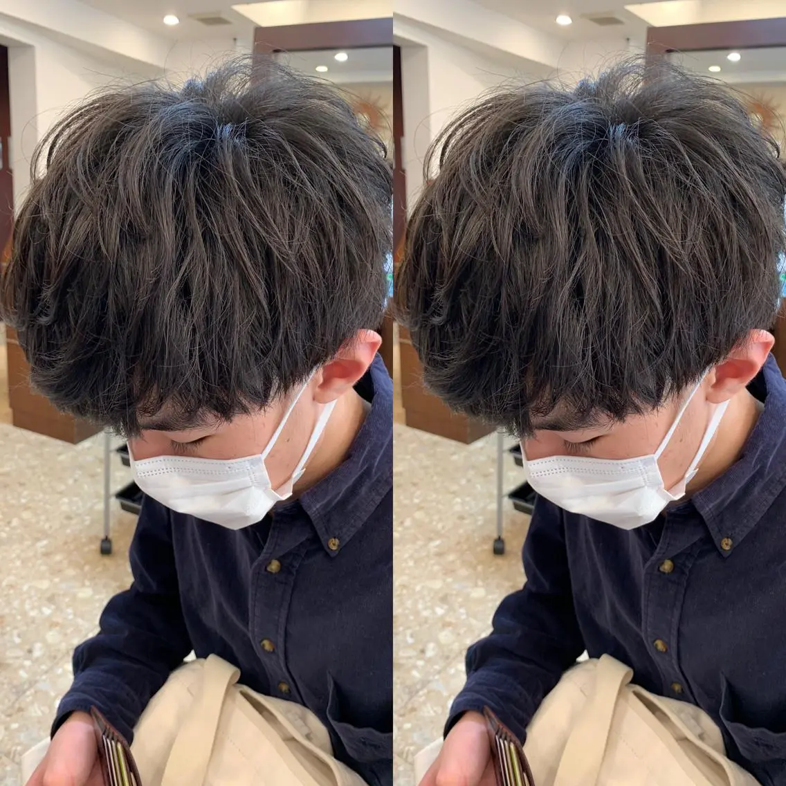 ショート パーマ メンズ 三ツ井凌 【ヘアケアサロン】のヘアスタイル