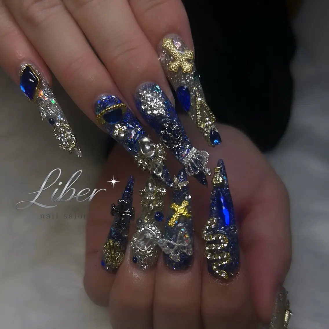 ネイル スカルプネイル ハンドネイル Liber リベルのネイルデザイン