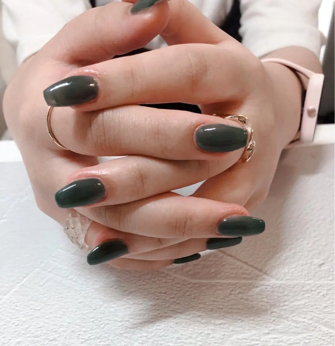 ネイル ワンカラーネイル 【ＯＲＧＡＮ】 nailのネイルデザイン
