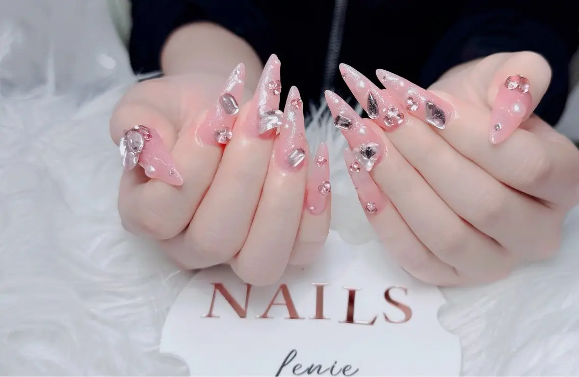 ネイル アートネイル 持ち込み ワンホンネイル ハンドネイル Lenie Nail Salonのネイルデザイン
