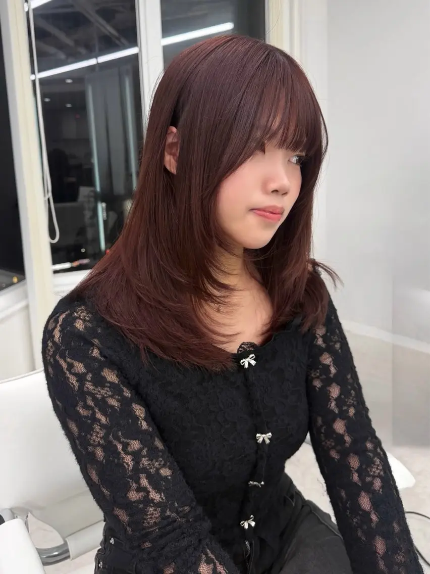 ロング カラー 大阪梅田/ イマムラミヅキのヘアスタイル