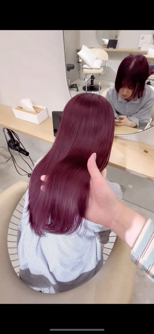ロング ヘアカラー 暖色/表参道/ ボブカット/ゆきのヘアスタイル