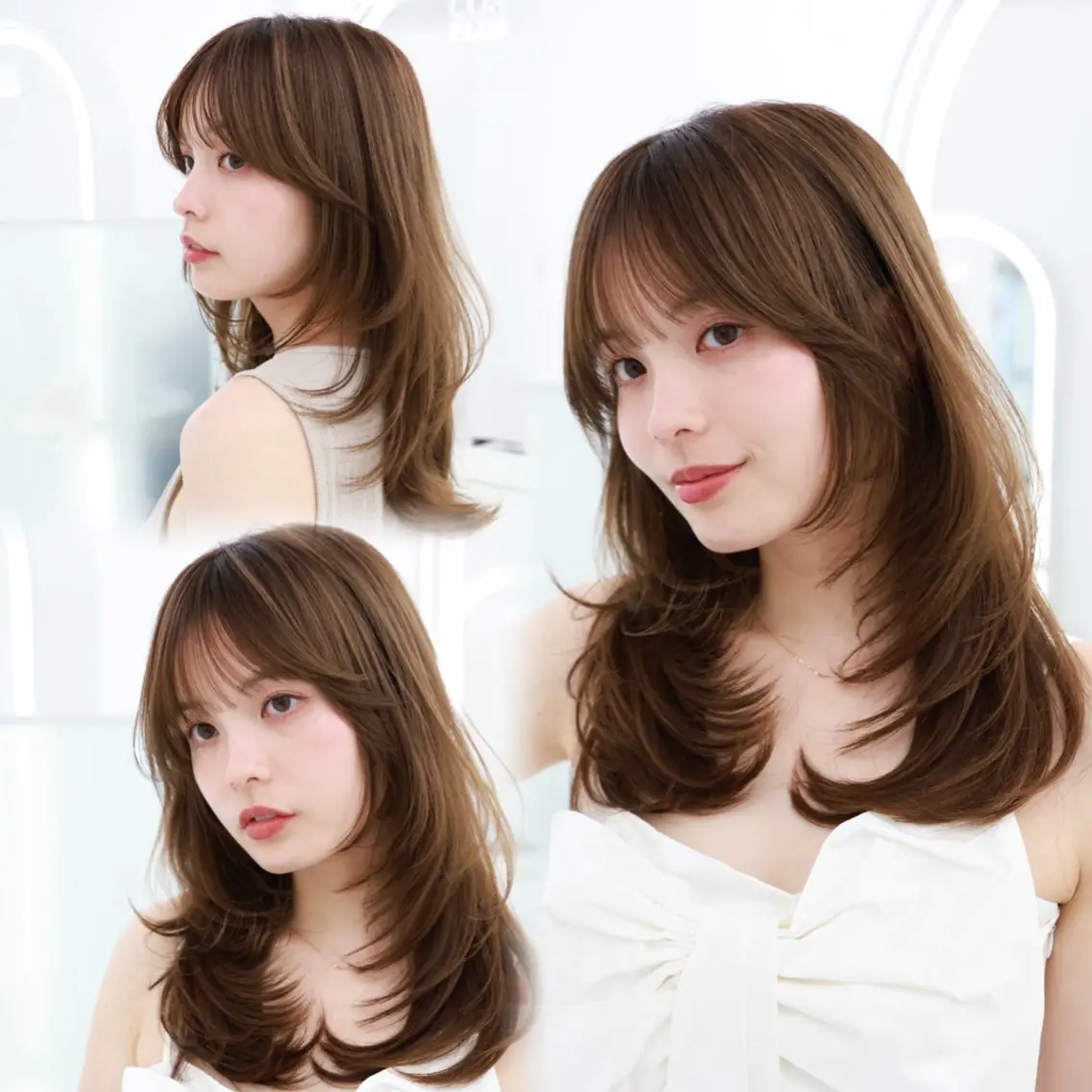 【8月26.27.28空きあり◎】顔周りレイヤーカット🌟+超音波トリートメント🪽の写真