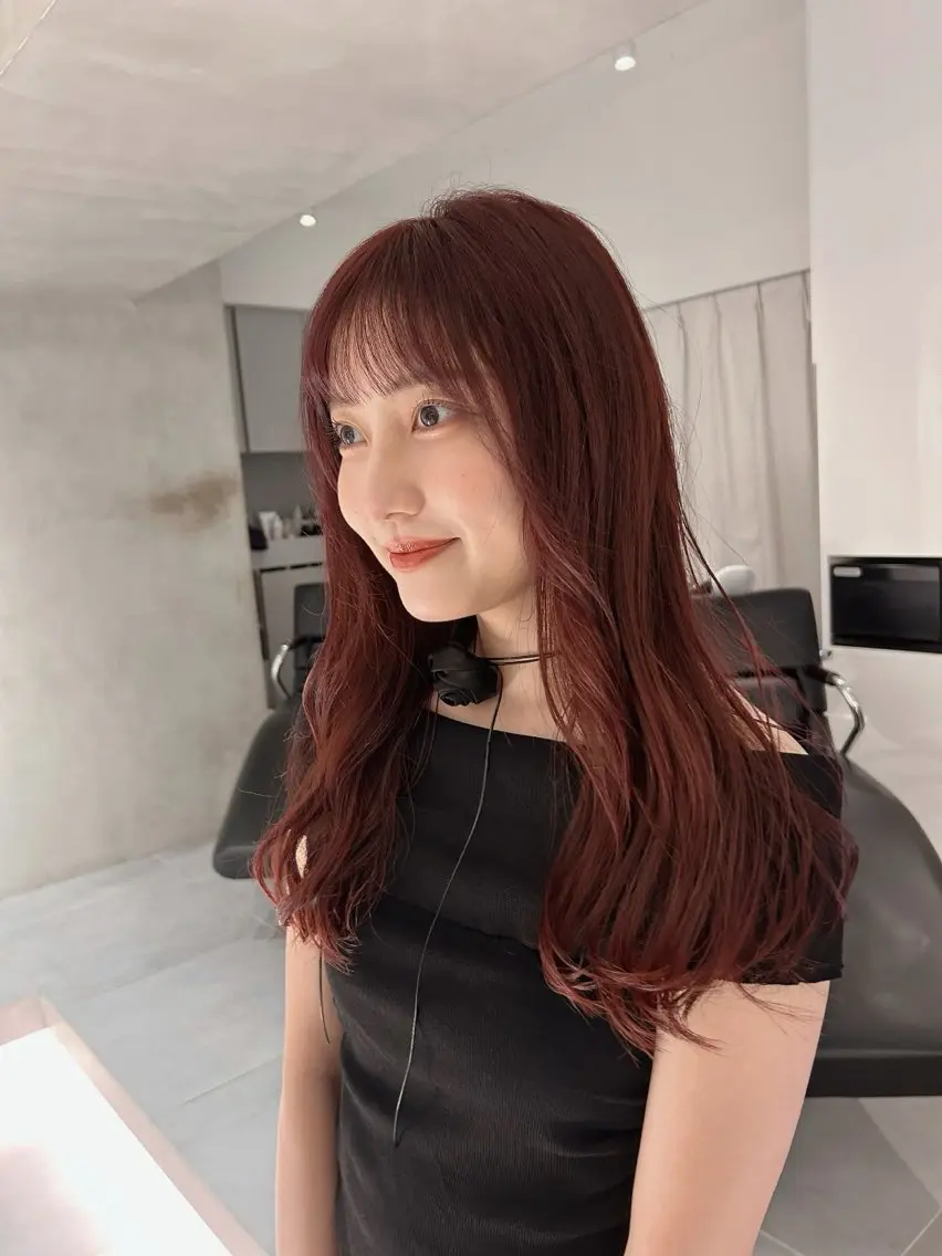 ロング カラー 🪞透け感&韓国ヘア 🪞honokaのヘアスタイル
