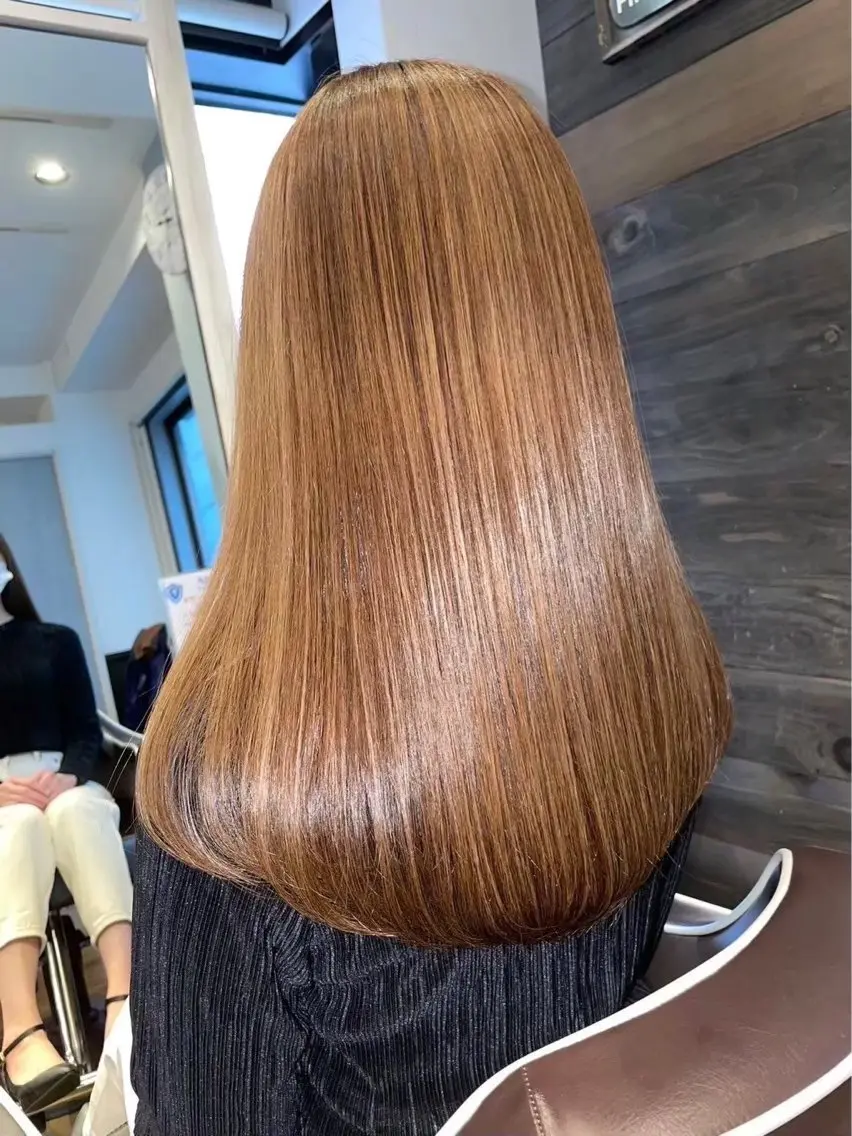 🎀縮毛矯正で朝ラク🎀 トリートメントでツヤ感UP✨Aujua5stepトリートメントの写真