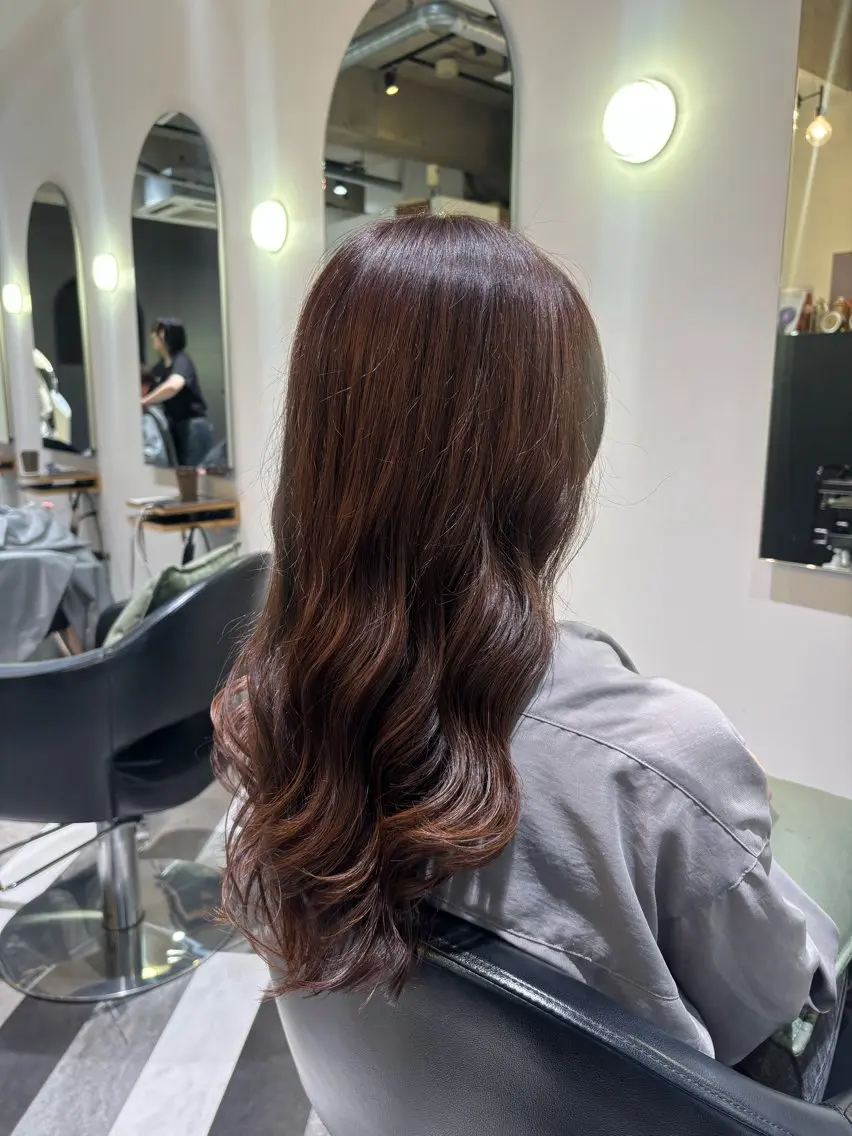 ロング カラー カット ヘアカラー トリートメント 沢井涼人 ✂︎ 艶髪のヘアスタイル