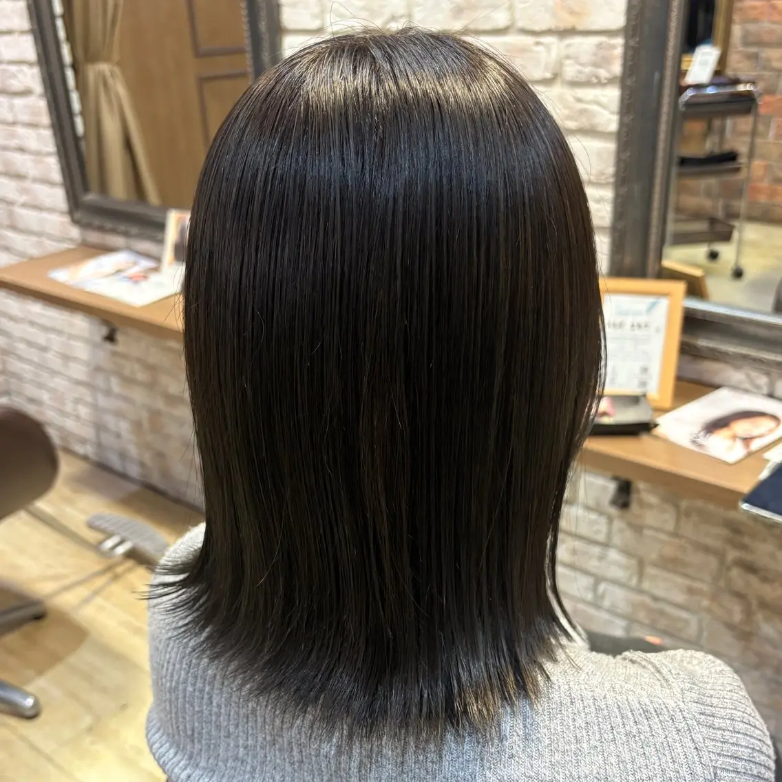 ミディアム カラー カット 髪質改善/縮毛矯正 💜COCORO💜のヘアスタイル