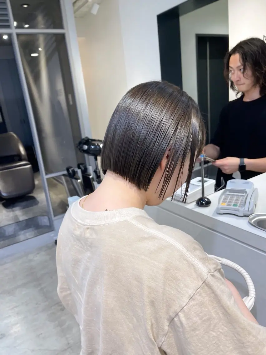 ショート メンズ清潔感のプロ 💈メンズパーマ藤田のヘアスタイル