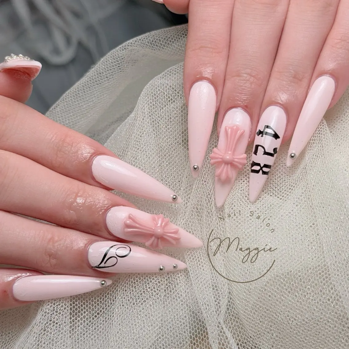 ネイル ハンドネイル Maggie Nail🦩BiKiのネイルデザイン
