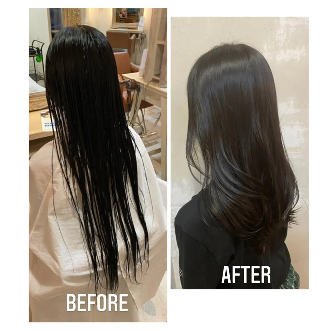 ロング 韓国風ヘア 井上 日菜乃のヘアスタイル