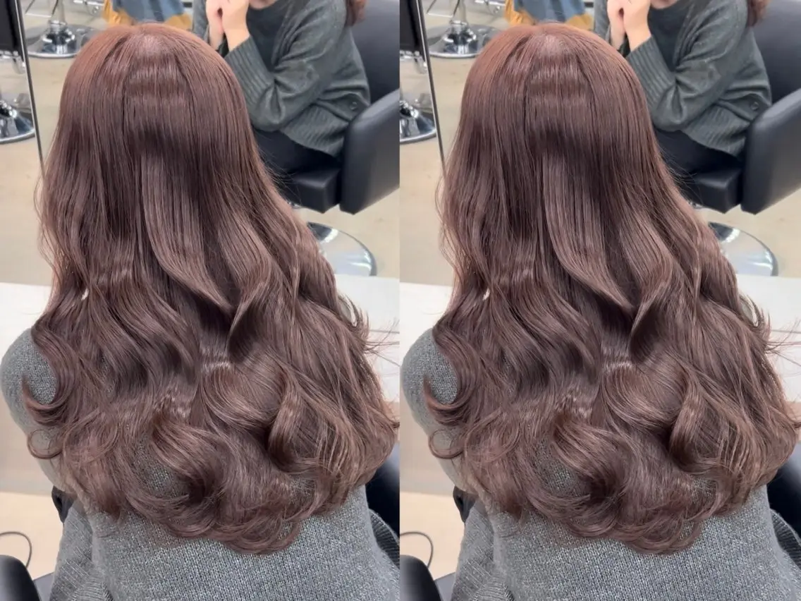 ロング ヘアカラー トリートメント ハイトーン/ブリーチ 栄/Sayakaのヘアスタイル