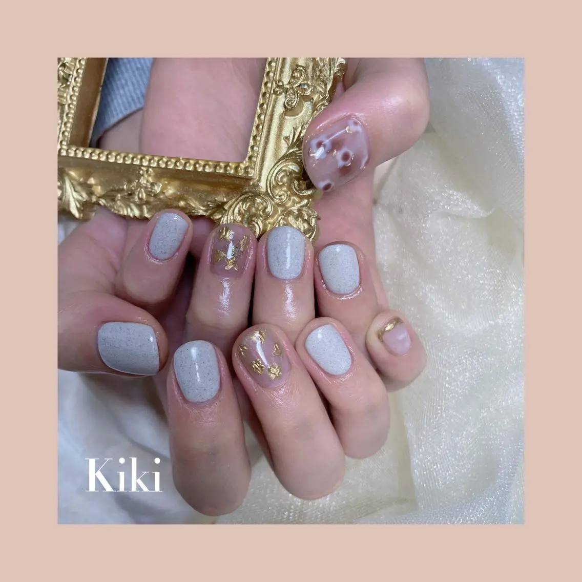 【Hand】オフ有り‼️💕持ち込みデザイン💞アート4本まで4500の写真