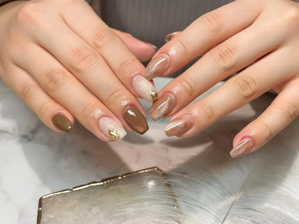 ネイル アートネイル ハンドネイル Aing nail 澤瀬のネイルデザイン