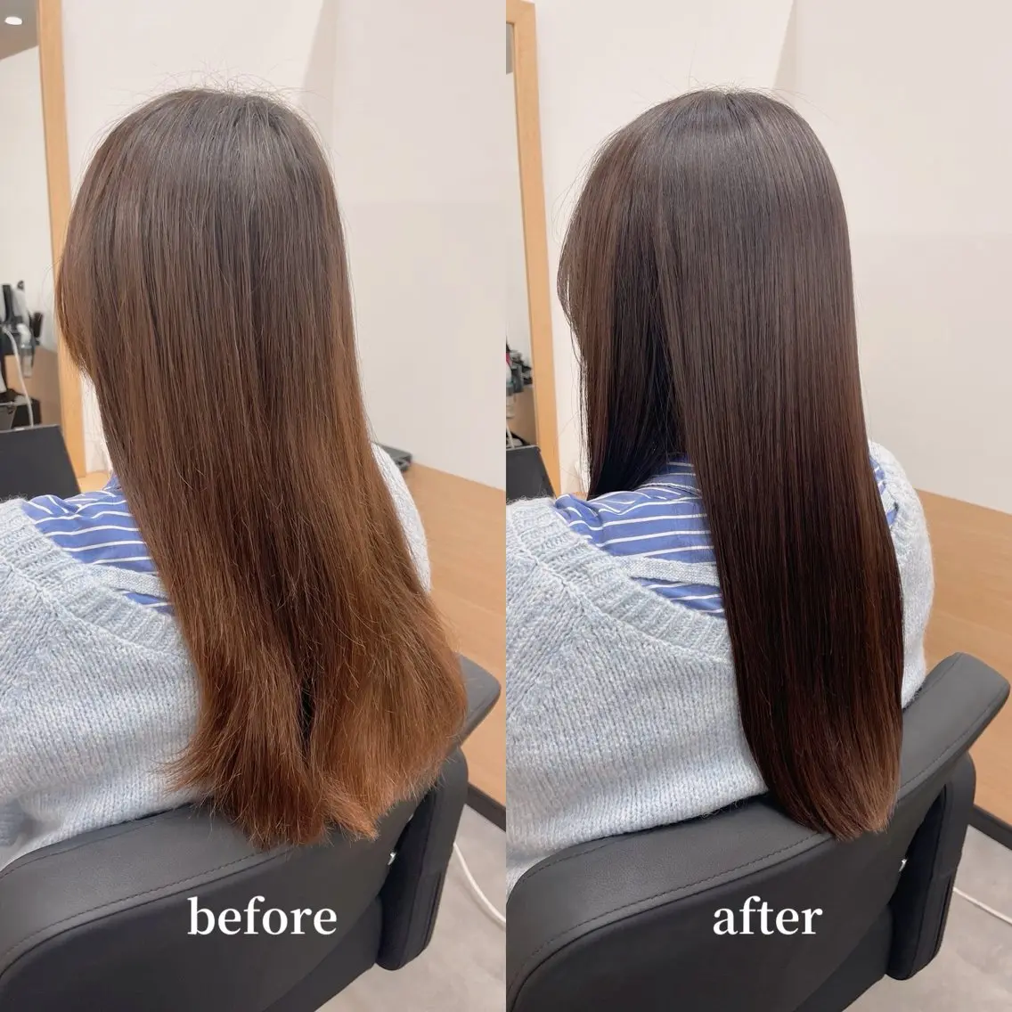 セミロング 【モデル募集中】 髪質改善専門店リアンのヘアスタイル