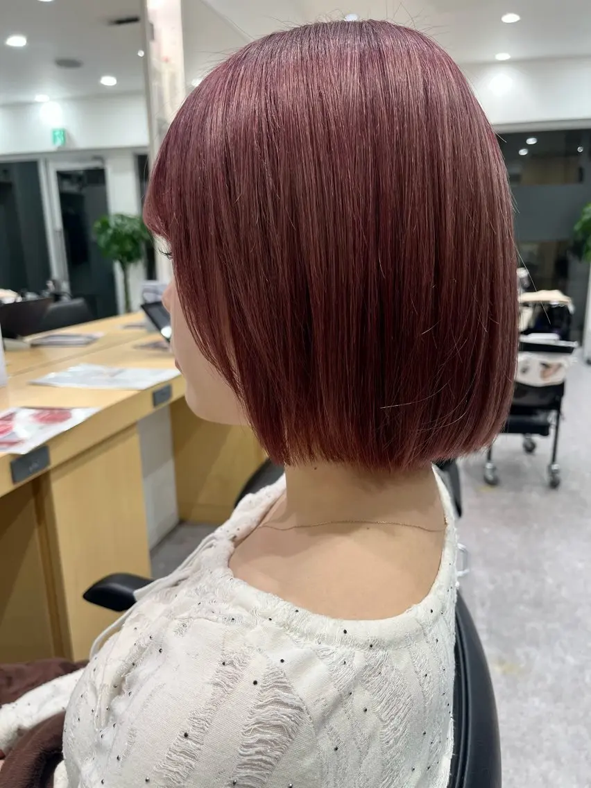 カラー ヘアカラー トリートメント 三沢 寧々のヘアスタイル