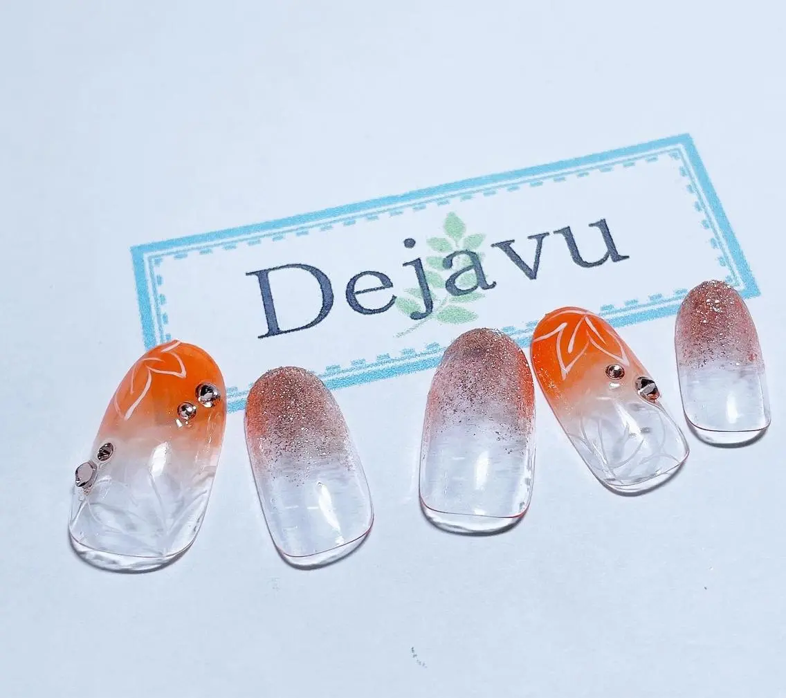 ネイル アートネイル ジェルネイル ニュアンスネイル シンプルネイル ハンドネイル Nail salon Dejavu 🌿のネイルデザイン