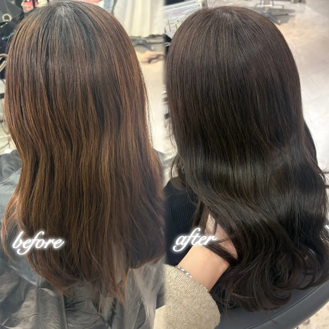 ロング カットモデル/渋谷 ソナのヘアスタイル