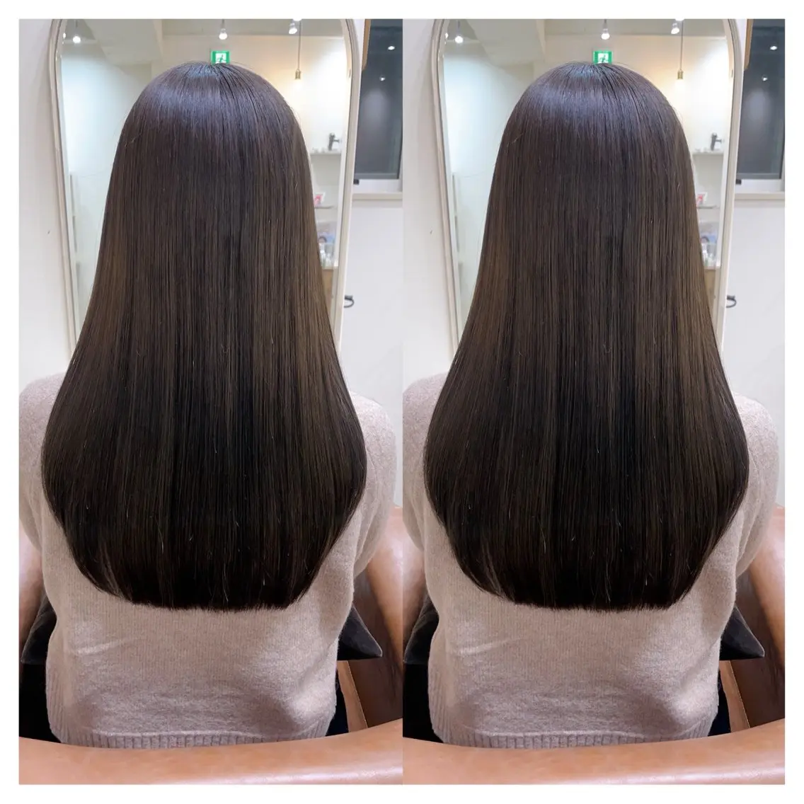 セミロング カラー カット ヘアカラー トリートメント 村山 茉衣のヘアスタイル