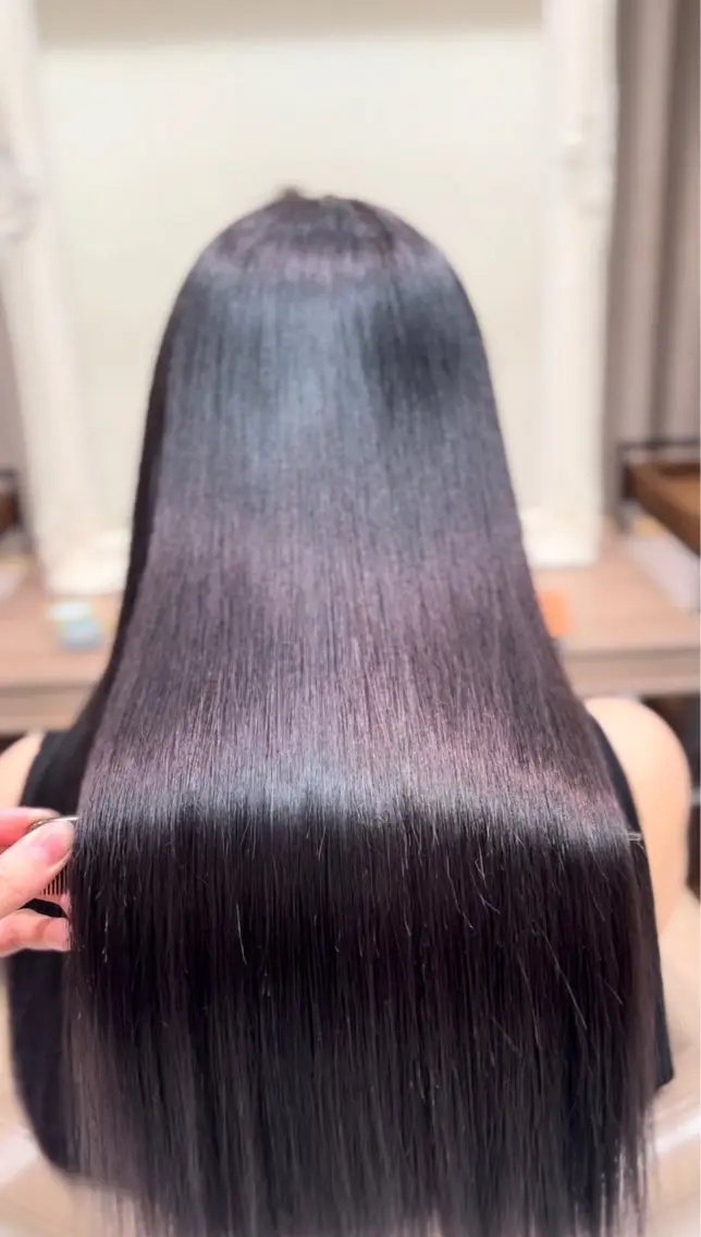 ロング カラー パーマ ブリーチモデル✂︎ カラー特化✨ひかり/のヘアスタイル