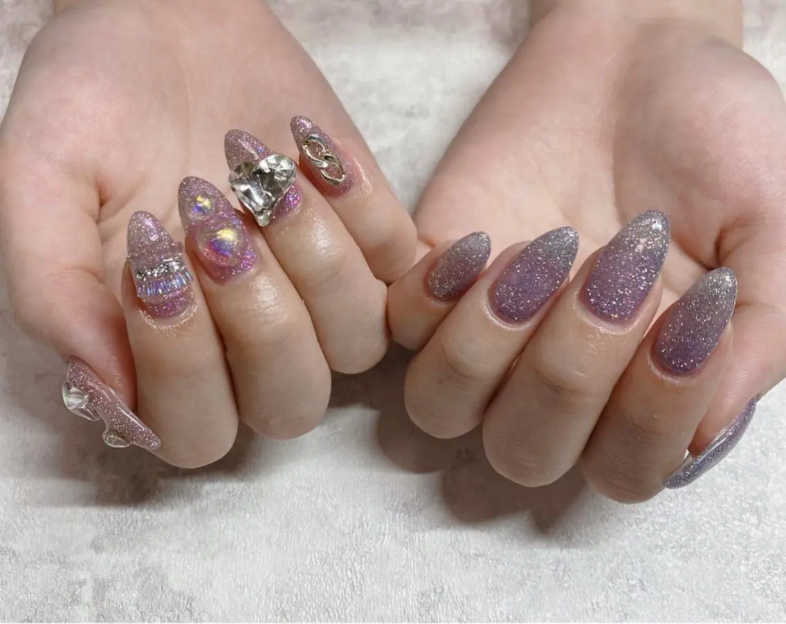 ネイル 持ち込み ハンドネイル 𝑺 𝒏𝒂𝒊𝒍✳︎のネイルデザイン