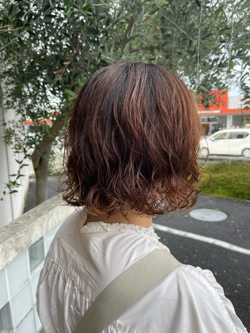 ミディアム 梶原 真帆のヘアスタイル