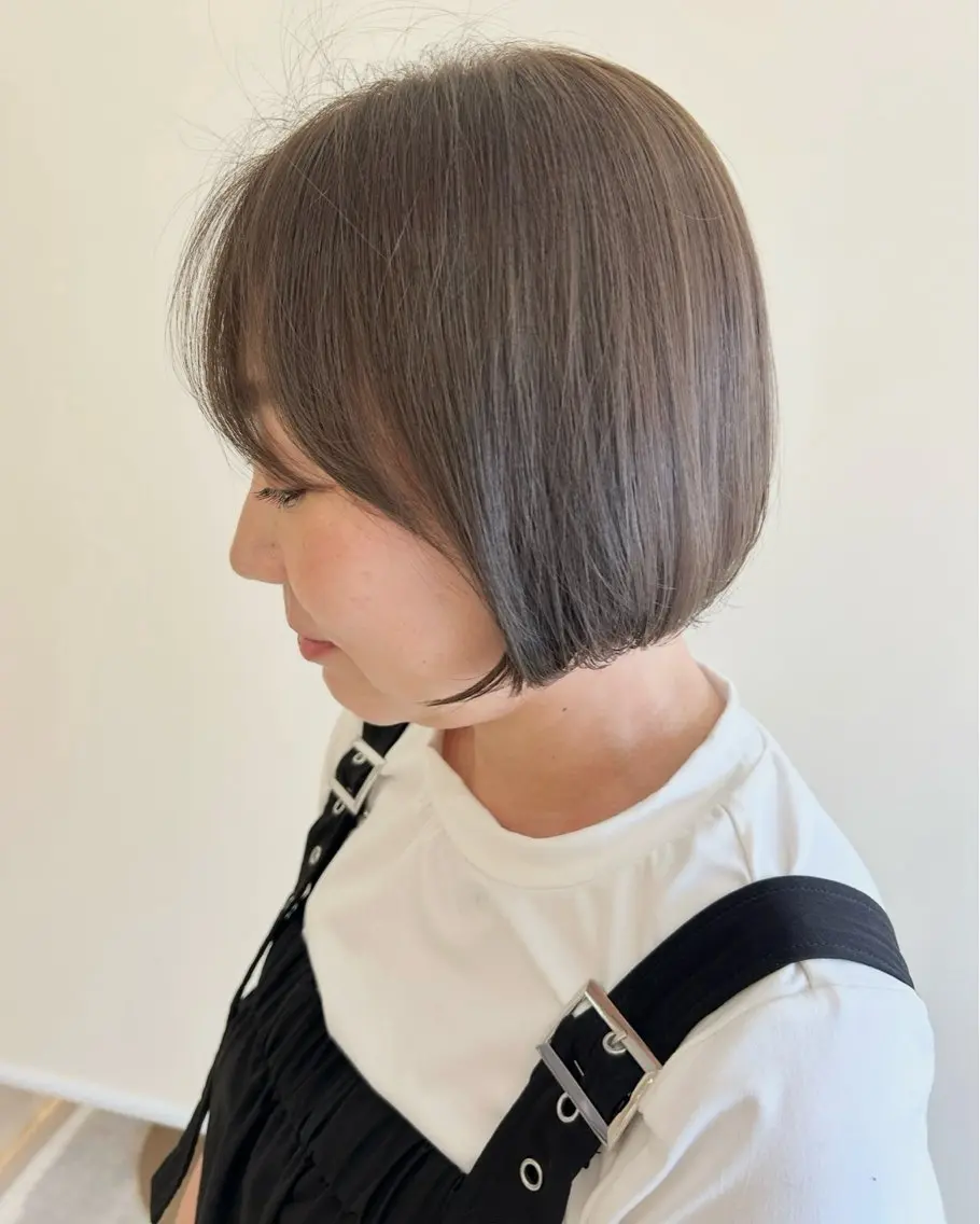 ショート カラー ケアカラー カット ヘアカラー トリートメント ヘッドスパ 久木原 ゆりのヘアスタイル