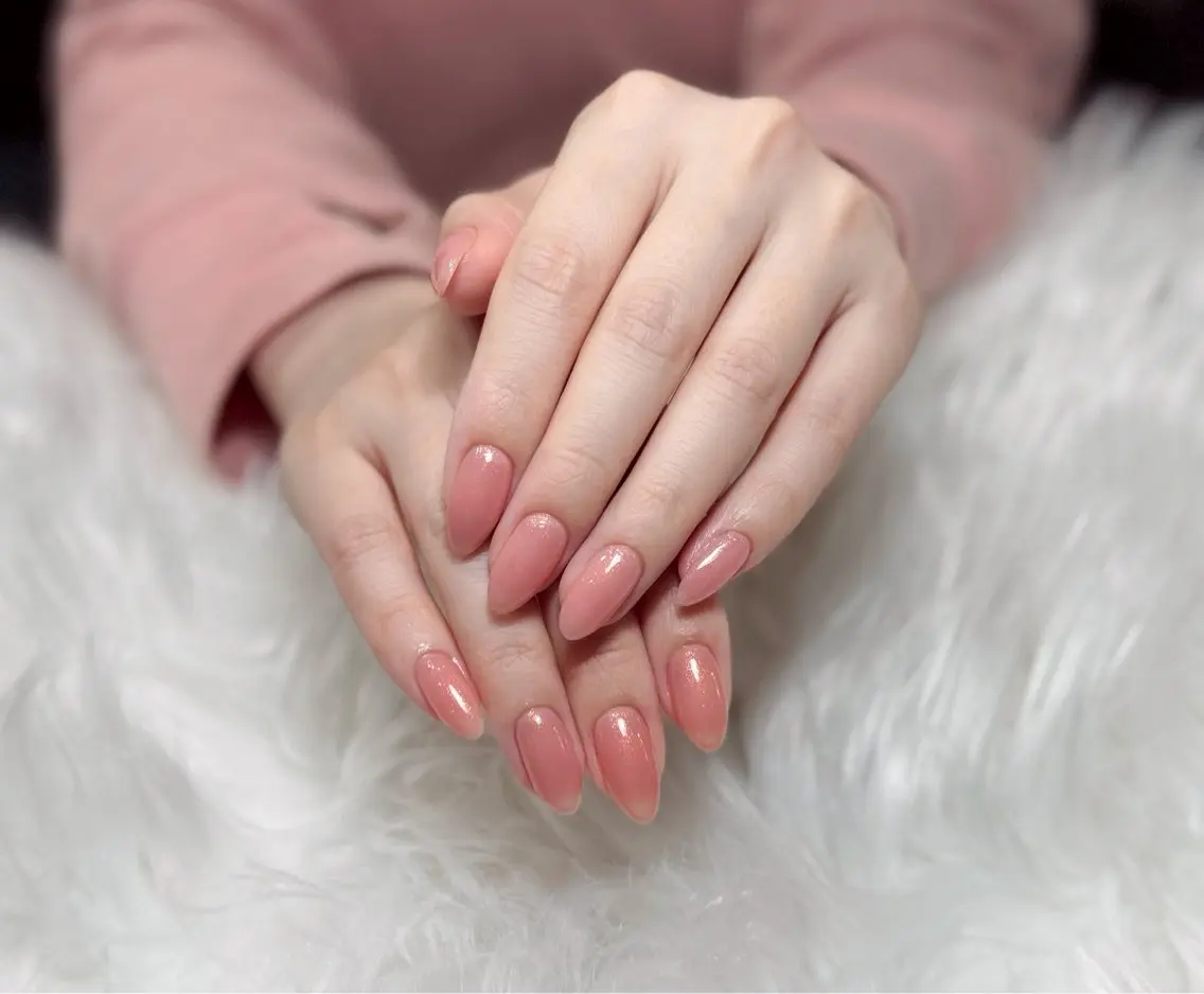 ネイル オーロラネイル チークネイル フットネイル フレンチネイル ジェルネイル ハンドネイル Nichi Nailsのネイルデザイン