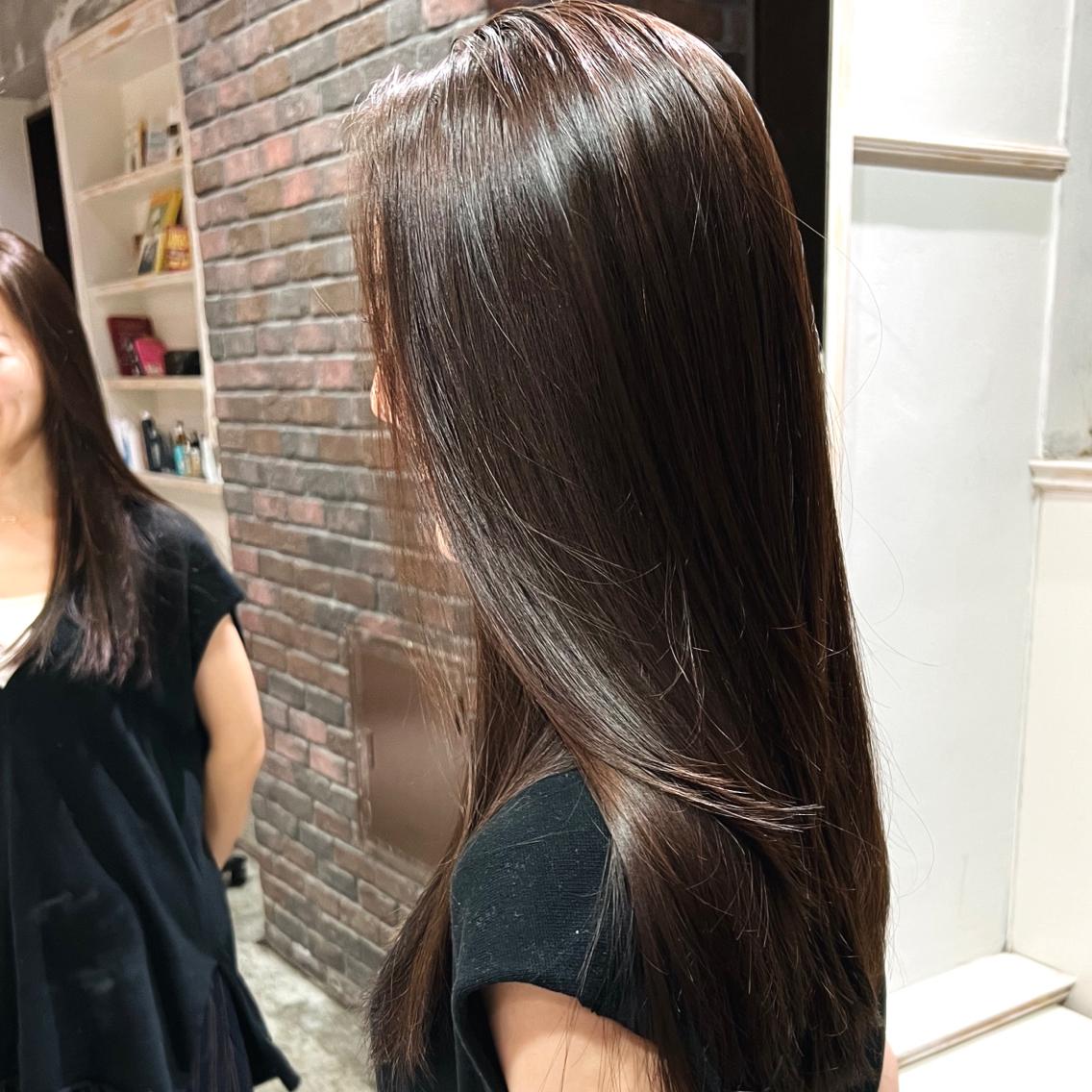 セミロング ヘアアレンジ カット 縮毛矯正 ✨店長/原宿/艶髪✨ 阿部凌太郎のヘアスタイル