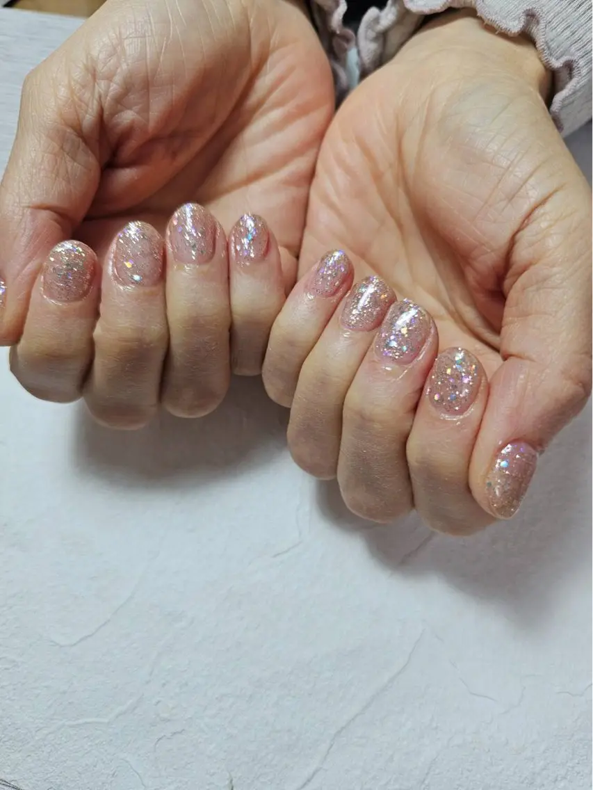ネイル オーロラネイル フットネイル フレンチネイル ジェルネイル 韓国ネイル ハンドネイル mogunail &blowのネイルデザイン