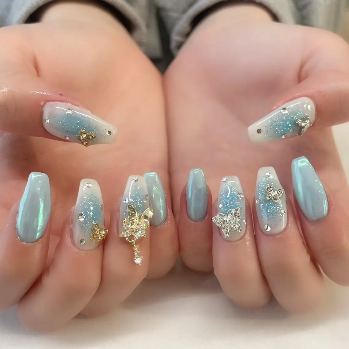 ネイル ハンドネイル 💎🐰 saki. m 🐰💎のネイルデザイン