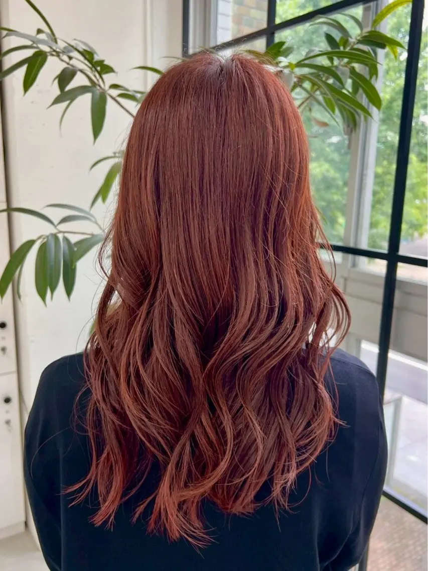 カラー ヘアカラー 野内 柚那のヘアスタイル
