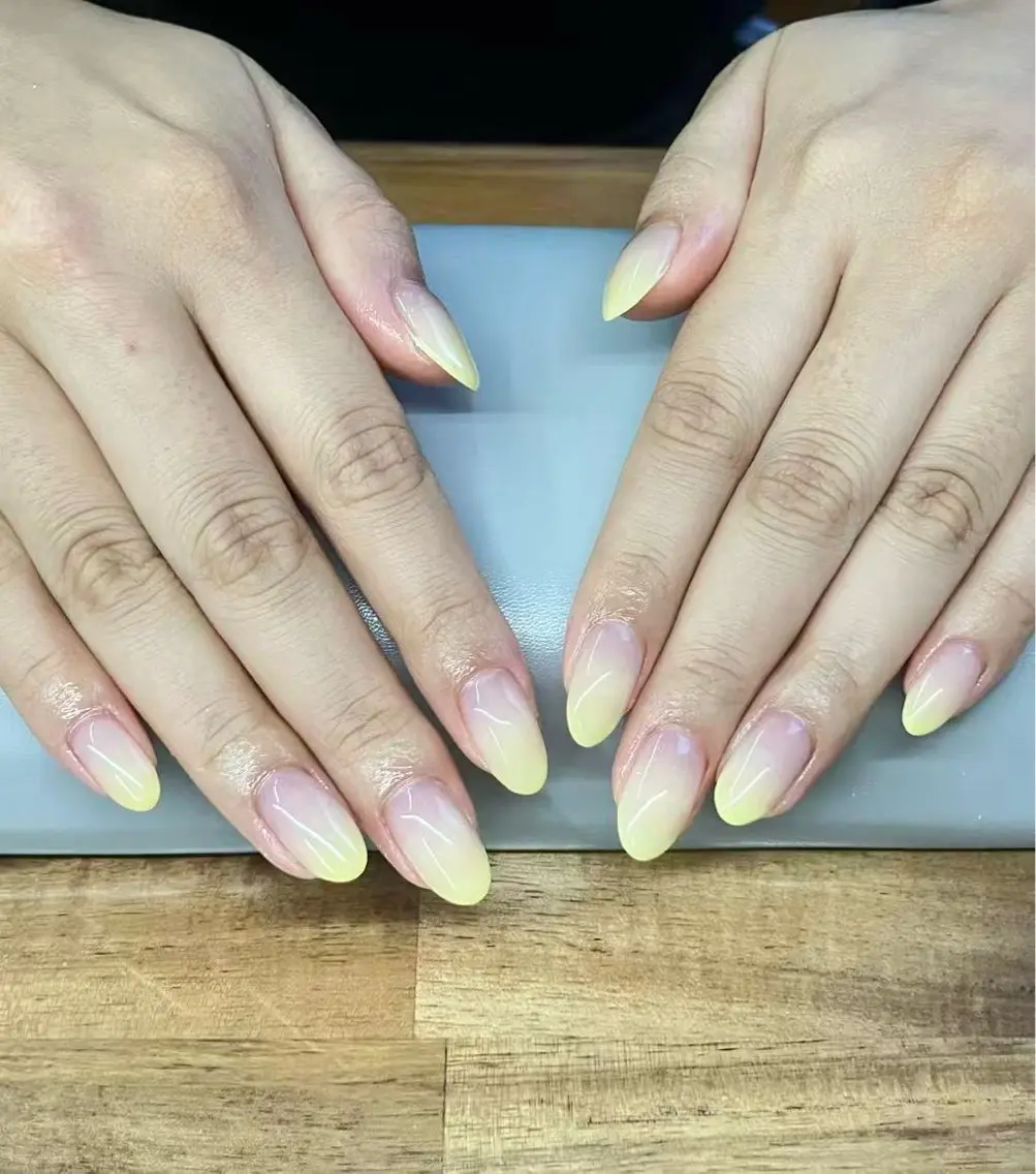 ネイル ハンドネイル ユリ🎀長さだし/ パラジェル/持ち込みのネイルデザイン