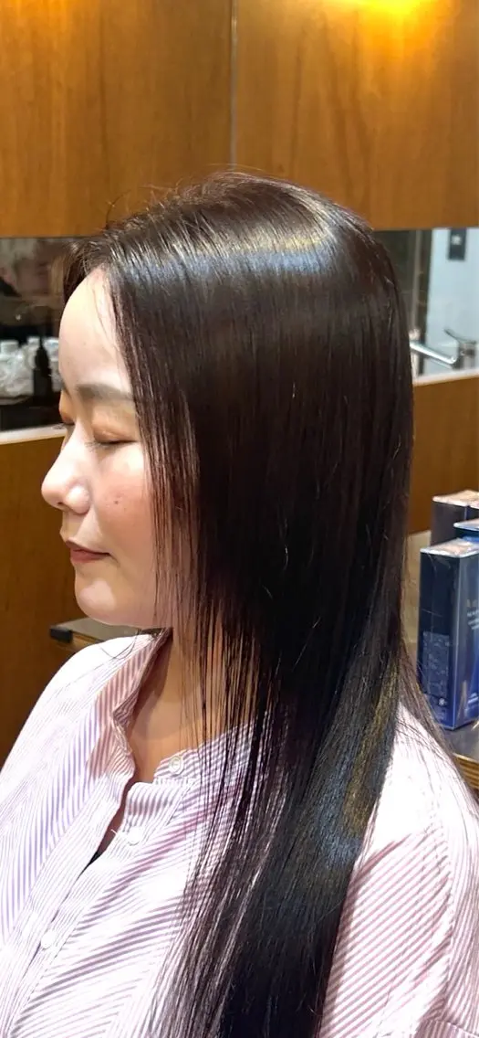 カラー ブラウンカラー ラベンダーカラー ヘアカラー トリートメント ルキヤ/ elima横浜西口のヘアスタイル