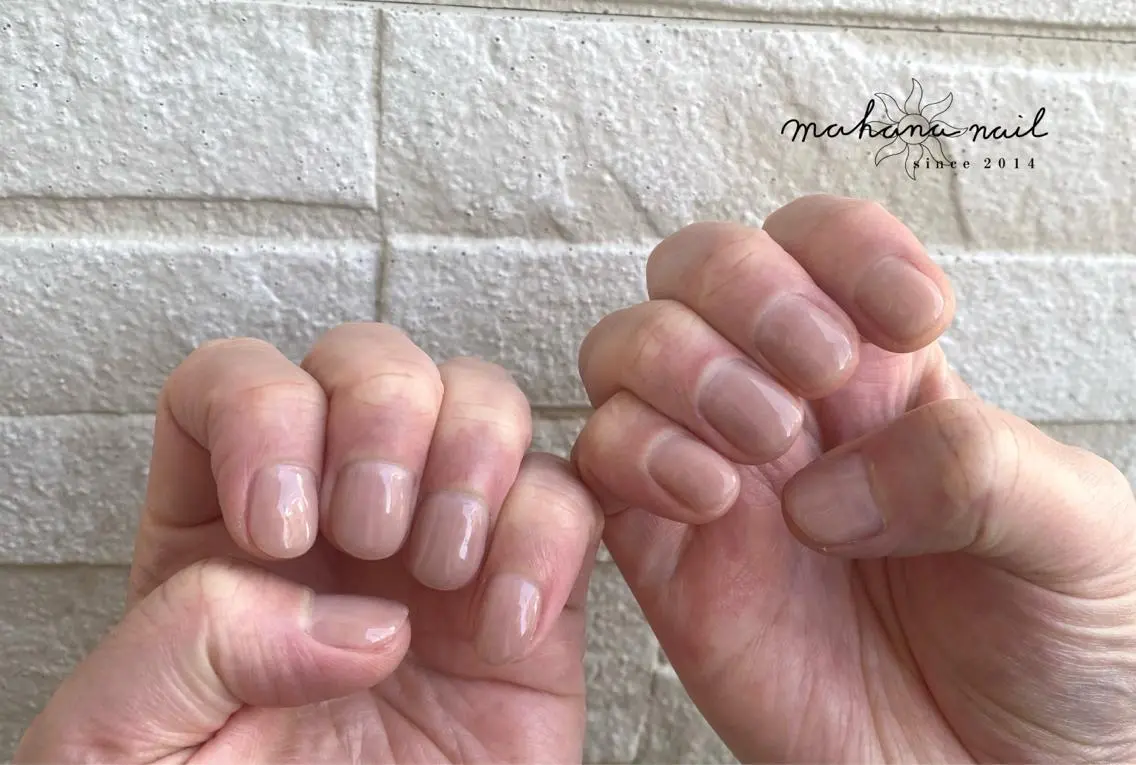ネイル ワンカラーネイル mahana nailのネイルデザイン