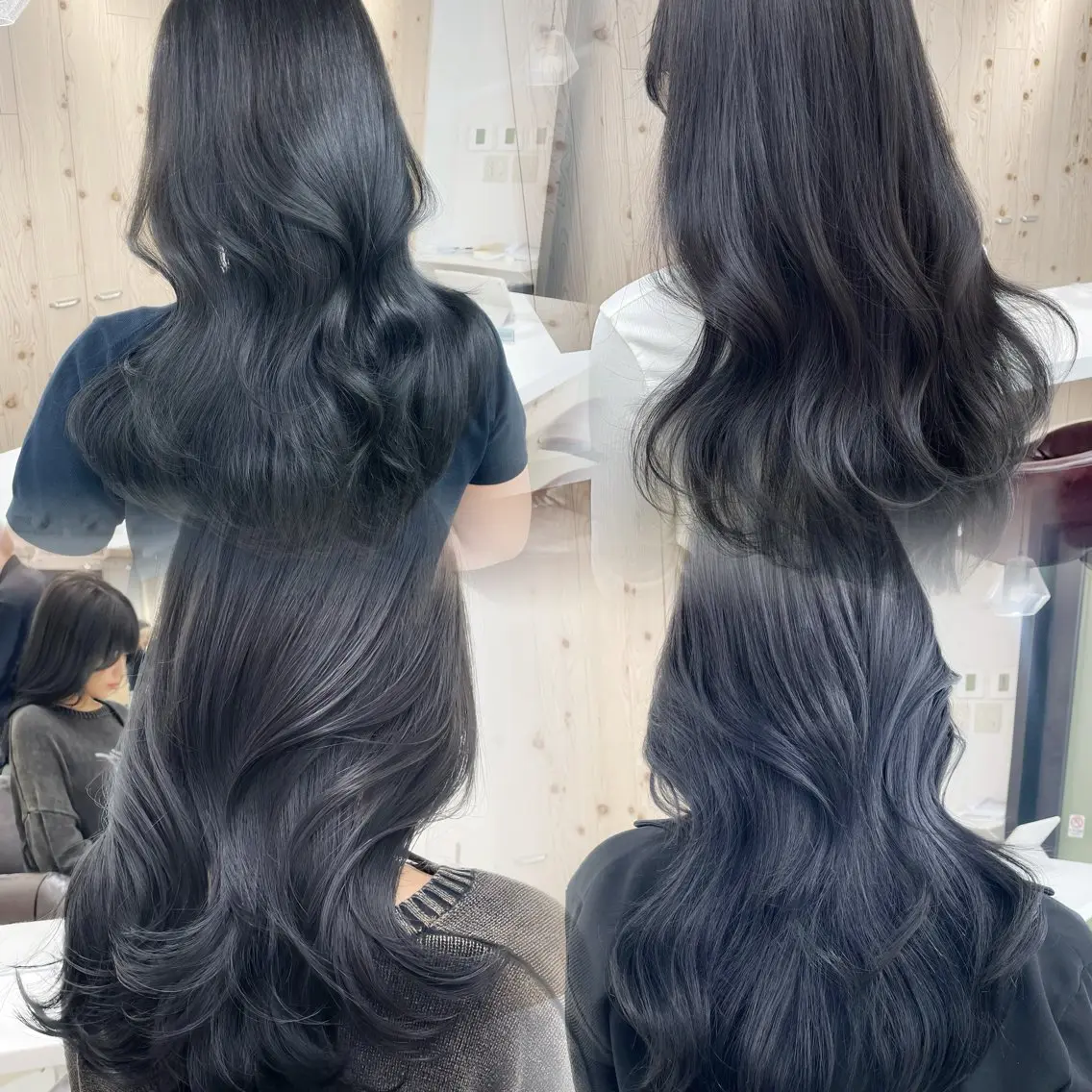 ロング カラー カット ヘアカラー トリートメント 新宿/透明感カラー/ 髪質改善/桜良のヘアスタイル