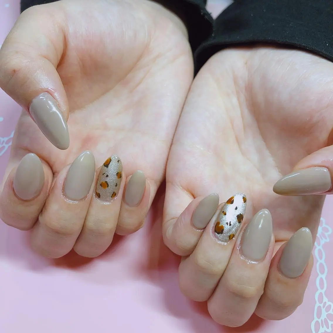 ミディアム ネイル アートネイル ハンドネイル 《LB》ラブリエ Nail&eyeのマツエク・マツパデザイン