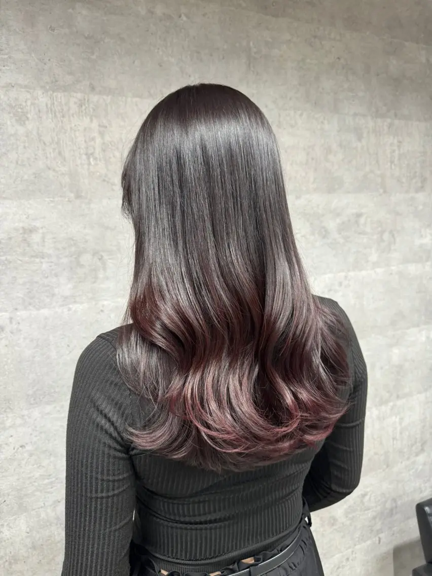 カラー ブラウンカラー 透明感カラー ラベンダーカラー ヘアカラー ハイトーン/ 髪質改善 中野亘稀のヘアスタイル