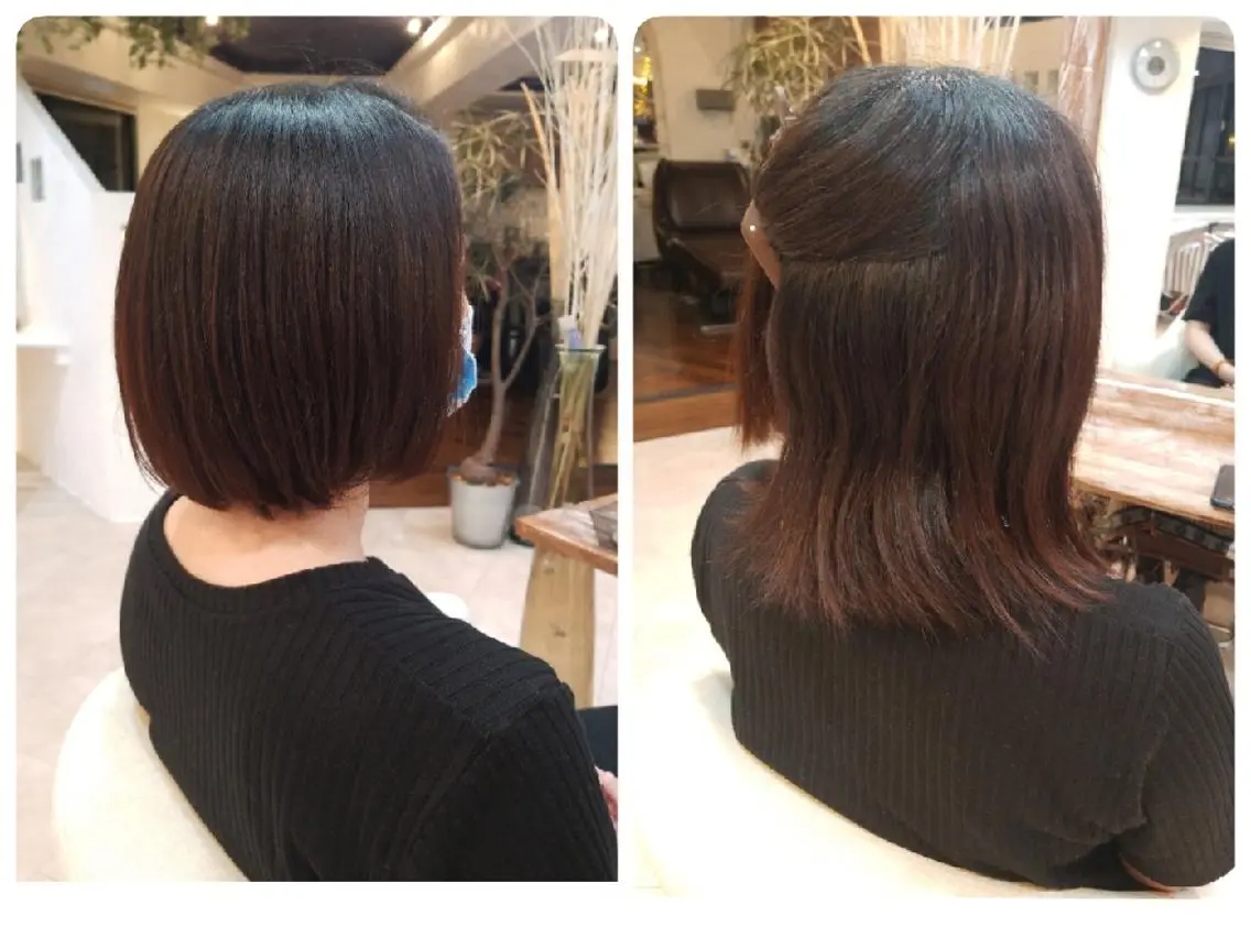 ミディアム ボブ すずき えりのヘアスタイル
