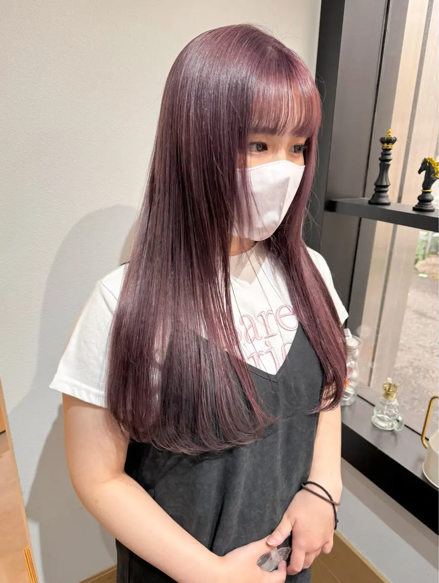 ロング ヘアカラー トリートメント Juri🎀/ カラー特化×似合わせのヘアスタイル