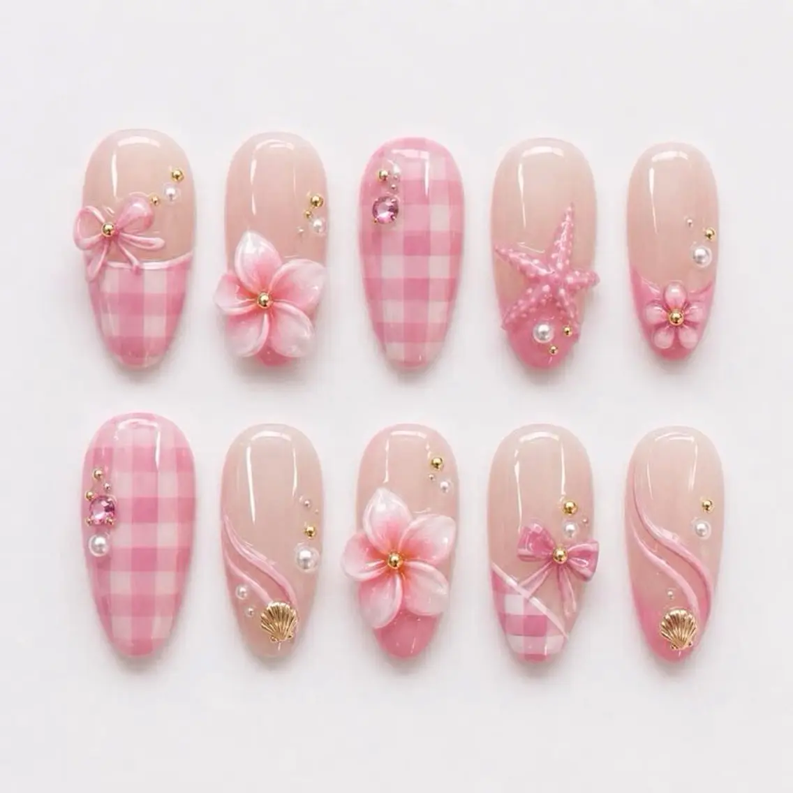 ネイル キラキラネイル 韓国ネイル ロングネイル シンプルネイル ワンホンネイル ハンドネイル Rina Nail.Novaのネイルデザイン