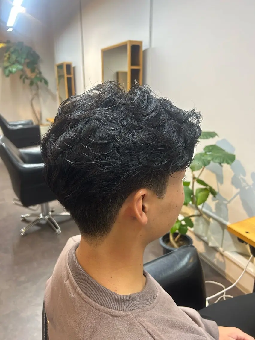 パーマ メンズ か れんのヘアスタイル