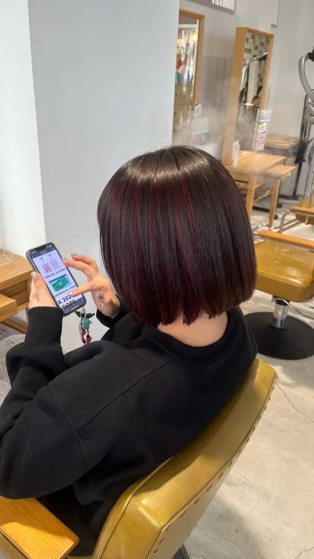 ショート カラー ヘアカラー 和泉田 真白のヘアスタイル
