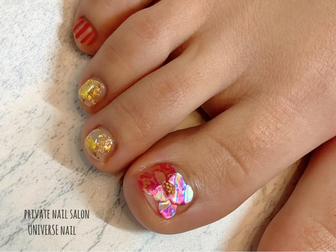 ☆全員オフ込み☆フットジェルアート4本込☆¥6990の写真