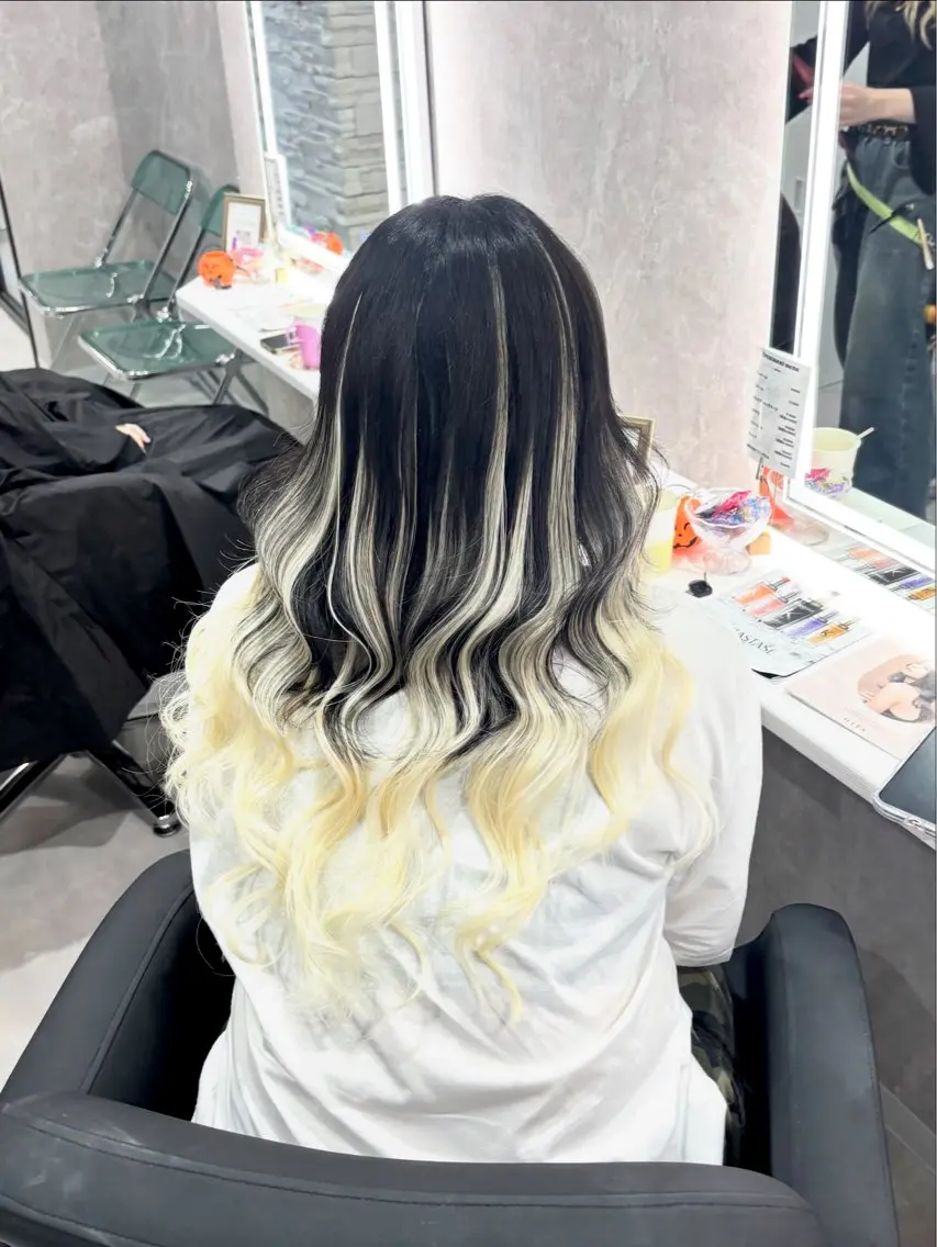 ロング エクステ エクステ 🎀柔らか暖色カラ ー💕sayakaのヘアスタイル