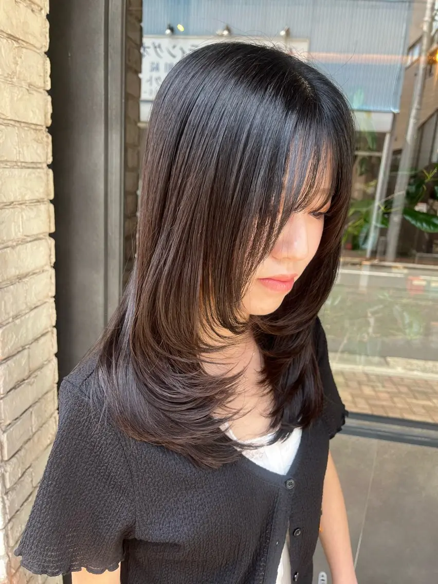 セミロング カット 井上ことの🐰 8/17〜茅ヶ崎店のヘアスタイル
